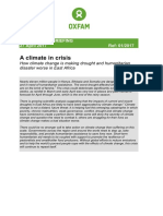 A Climate in Crisis: How Climate Change Is Making Drought and Humanitarian Disaster Worse in East Africa