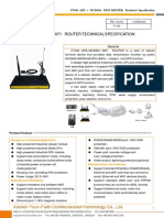 F7436 GPS+WCDMA WIFI ROUTER SPECIFICATION