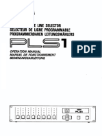 PL manual for yamaha unit