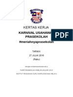 Kertas Kerja Karnival Usahawan