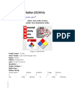 MSDS Asam Sulfat