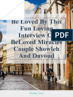 Be Loved by This Fun Loving Interview of BeLoved Miracles Couple Showleh and Davoud in California