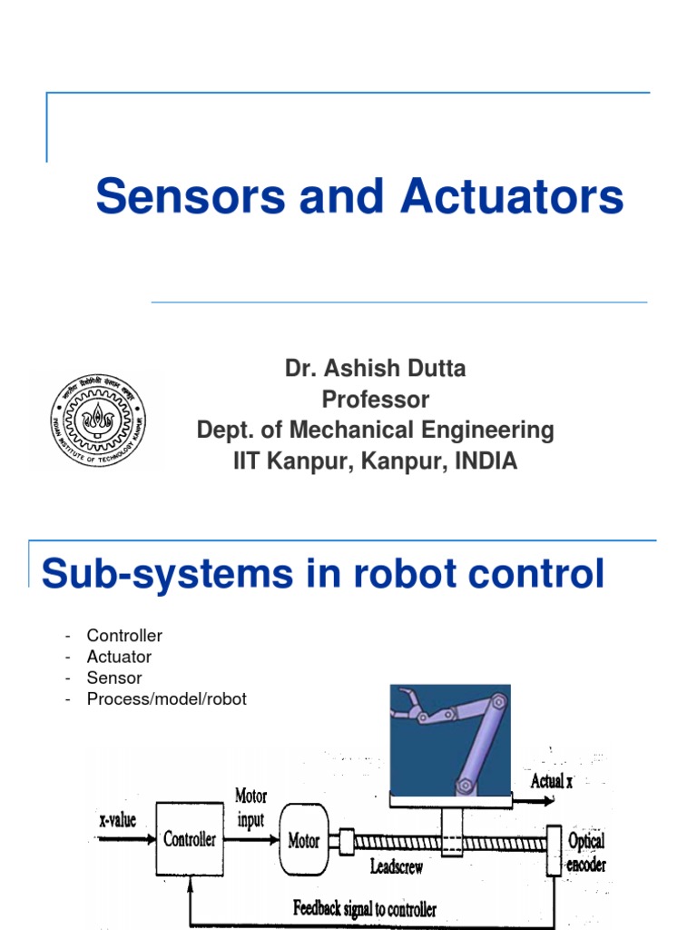 Sensors and Actuators.pdf | Electric Motor | Actuator