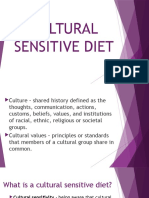 Cultural Sensitive Diet