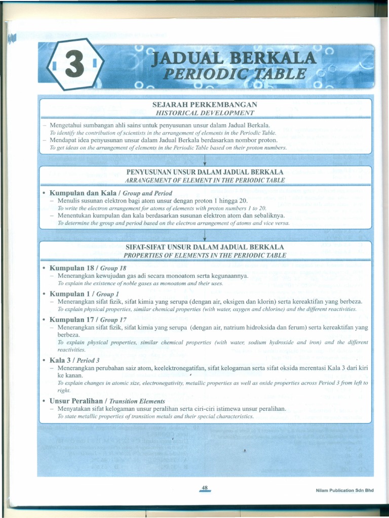 Periodic Table 3 | PDF