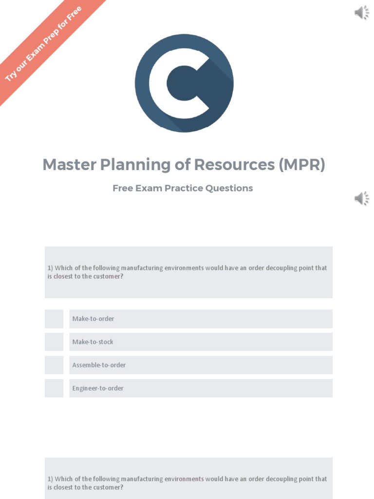 CPIM-8.0 Testking