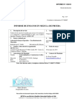 Resistencia compresión mezcla prueba aditivo impermeabilizante