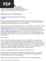 J2EE Connector Architecture