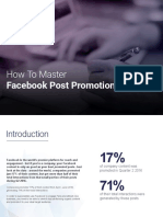 How to Master Facebook Post Promotion