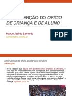 3. Reinstitucionalização Do Ofício de Criança e de Aluno