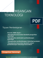 Contoh PPT Perkembangan Teknologi Kelas 4 SD