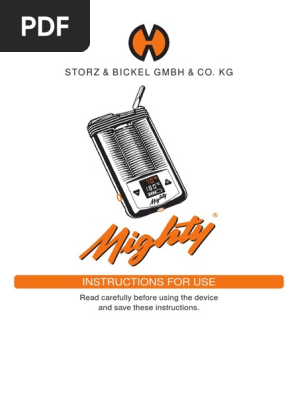 Mighty Vaporizer Instructions Manual | PDF | Battery Charger | Packaging  And Labeling