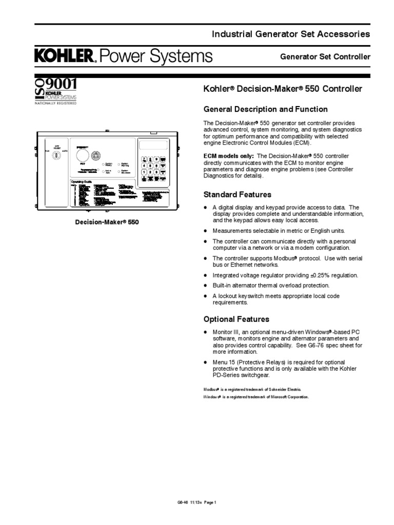 Decision Maker 550 PDF Switch Computer Network