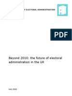 Association of Electoral Administrators 2010 General Election Report