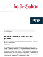 Música Contra La Violencia de Género