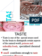 Physiology of Smell and Taste-My