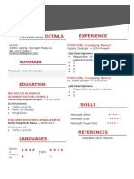 Curriculum Vitae(Resume) - Contoh.docx