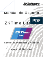 Manual Usuario Zktimelite PDF