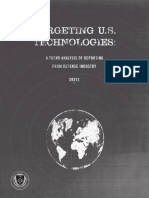 US Technologies a Trend Analysis of Reporting From the Defense Industry Defense Security Service