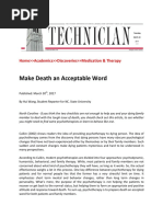 6  make death an acceptable topic