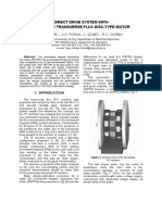 Direct Drive System with Two Phase Transverse Flux Disc-Type Motor