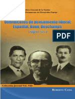 Vol 3 Col Juvenil - Dominicanos de Pensamiento Liberal Espaillat Bono Deschamps - Roberto Cassa