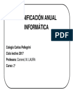Planificación Anual Informatica 2017