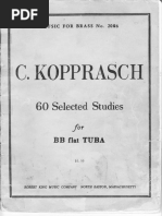 Kopprasch 60selected Studies For BB Flat Tuba PDF