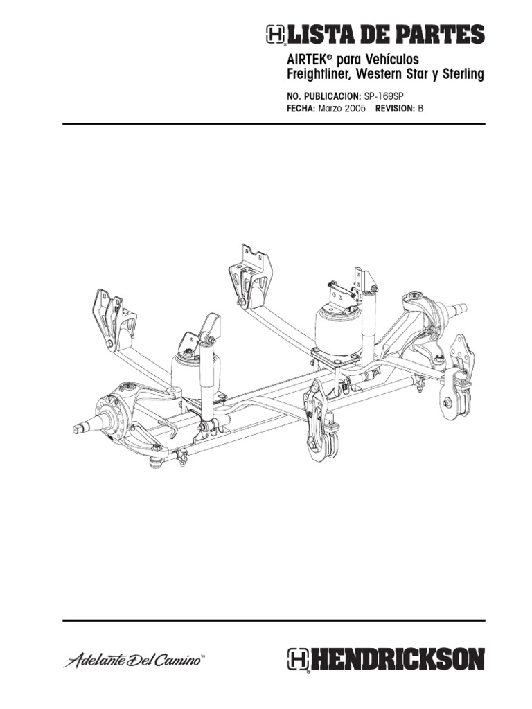 Catalogo de Partes de Suspension Airtek | Equipo | Bienes manufacturados