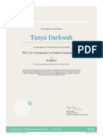 Ihi Certificate - Introduction To Patientcentered