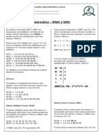 Matemática - MMC e MDC