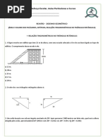 Matemática - Desenho Geométrico - Área e Volume Dos Polígonos, Apótema, Relações Trigonométricas No Triângulo Retângulo