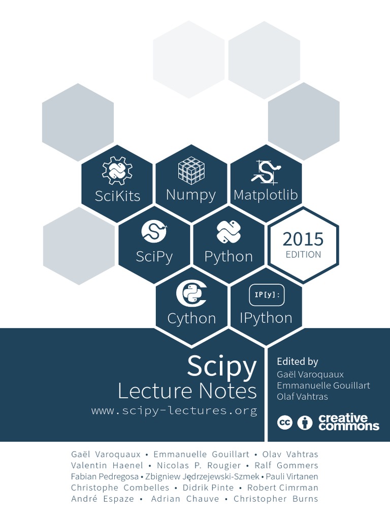 Python ScipyLectures-simple PDF | PDF