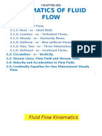 Fluid 1 Kinematics Ch3