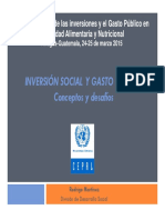 Inversion Social y Gasto Publico