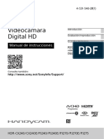 Videocámara Digital HD: Manual de Instrucciones