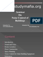 Civil Noise Control of Buildings