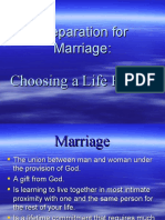 Preparation for Marriage