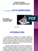 Presupuesto Empresarial Presentacion Powerpoint