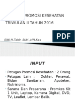 EVALUASI  PROMKES TRIWULAN        II THN 2016 -.pptx