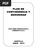 Plan de Contingencia Feys Peru Produccion y Comercio Sac