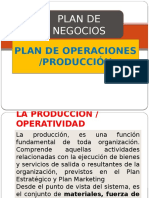 Plan de Produccion U Operaciones
