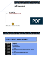 Materi 5 - Manajemen Investasi - Risiko PDF