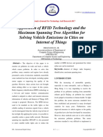 Application of RFID Technology and The Maximum Spanning Tree Algorithm For Solving Vehicle Emissions in Cities On Internet of Things