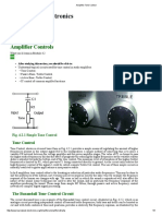 Amplifier Tone Control