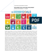 Rural Planning and SDGs