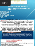 Importancia de Publicar Investigaciones en Revistas Indexadas