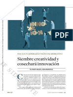 Siembre Creatividad y Cosechará Innovación