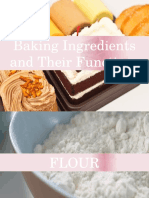 Baking ingredients and functions