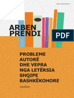 Arben Prendi - Probleme Autorë Vepra